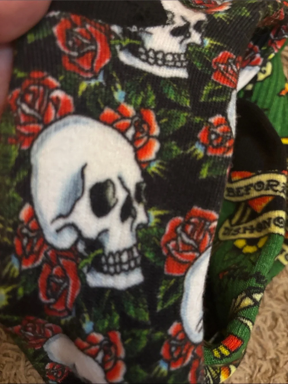 3 Pair Ed Hardy Crew Socks
